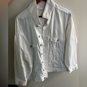 White denim jacket
